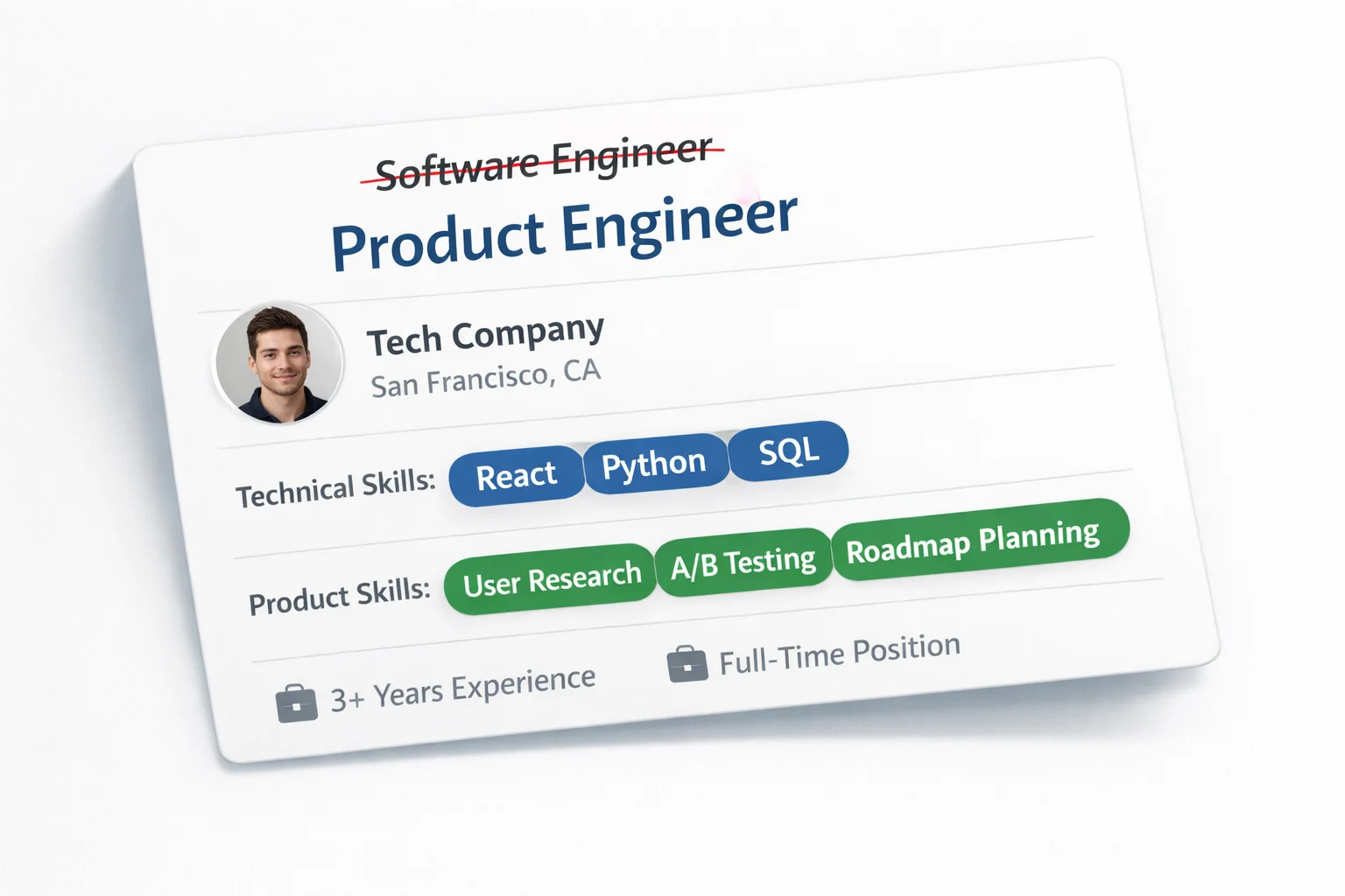 Product Engineer conectando ingeniería y producto